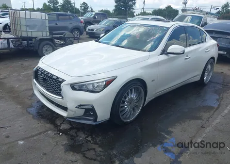 2018 Infiniti Q50 3.0T Sport z USA, uszkodzony, nr VIN JN1EV7AR5JM438152